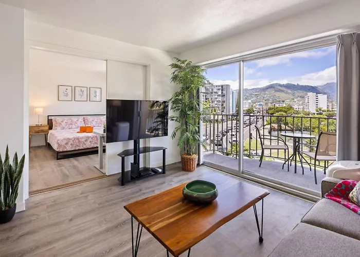 401 Free Parking 10 Min Beach 2B-Waikiki Ala Moana